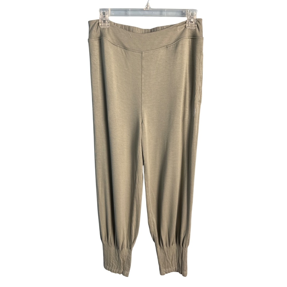 Free People Movement Joggers Sage Green Ribbed Cuff Lounge Pants Gorpcore M